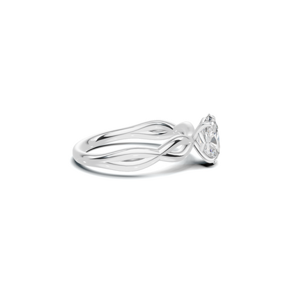 Elegant Infinity Twist Ring