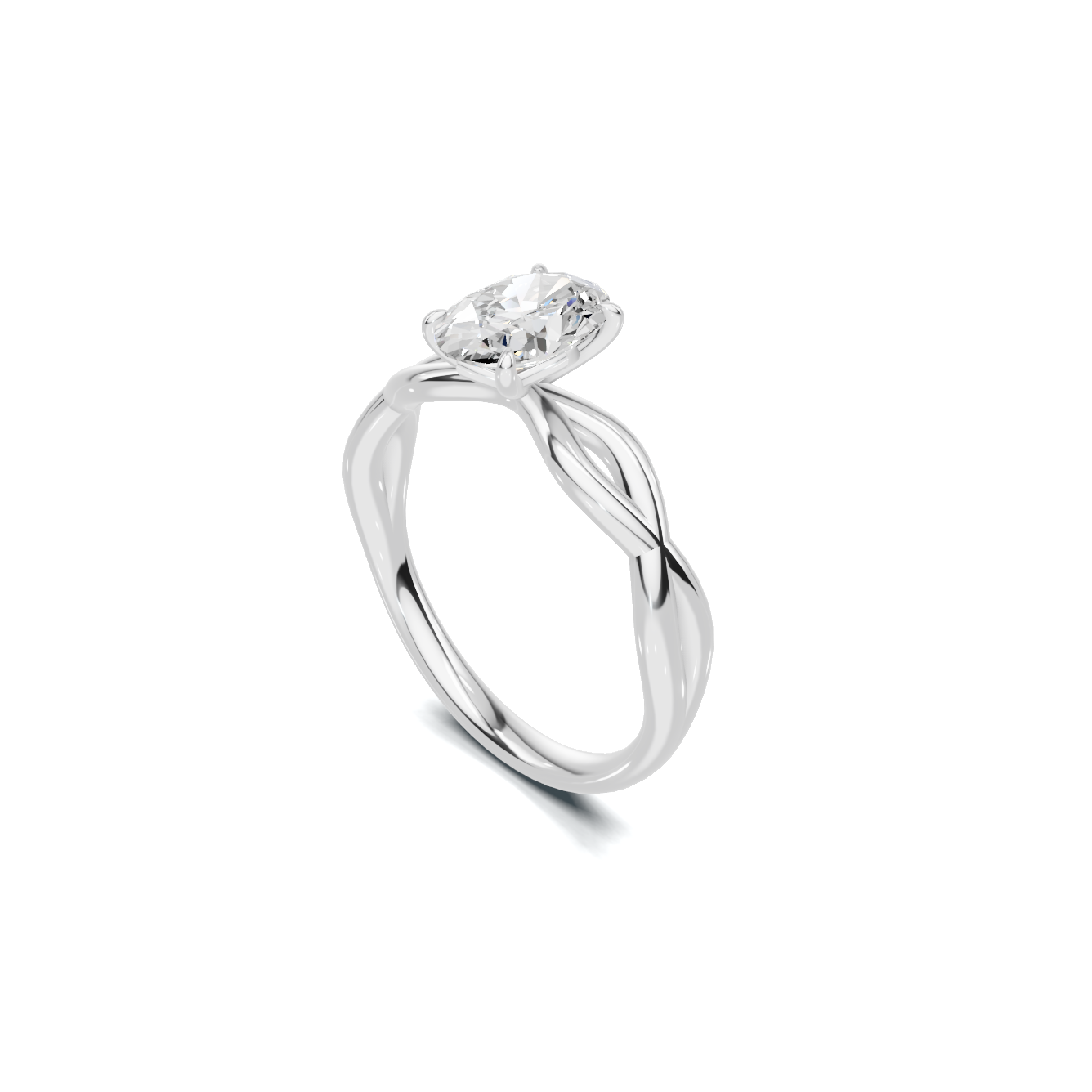 Elegant Infinity Twist Ring