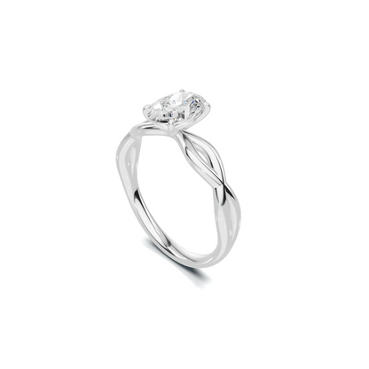 Elegant Infinity Twist Ring