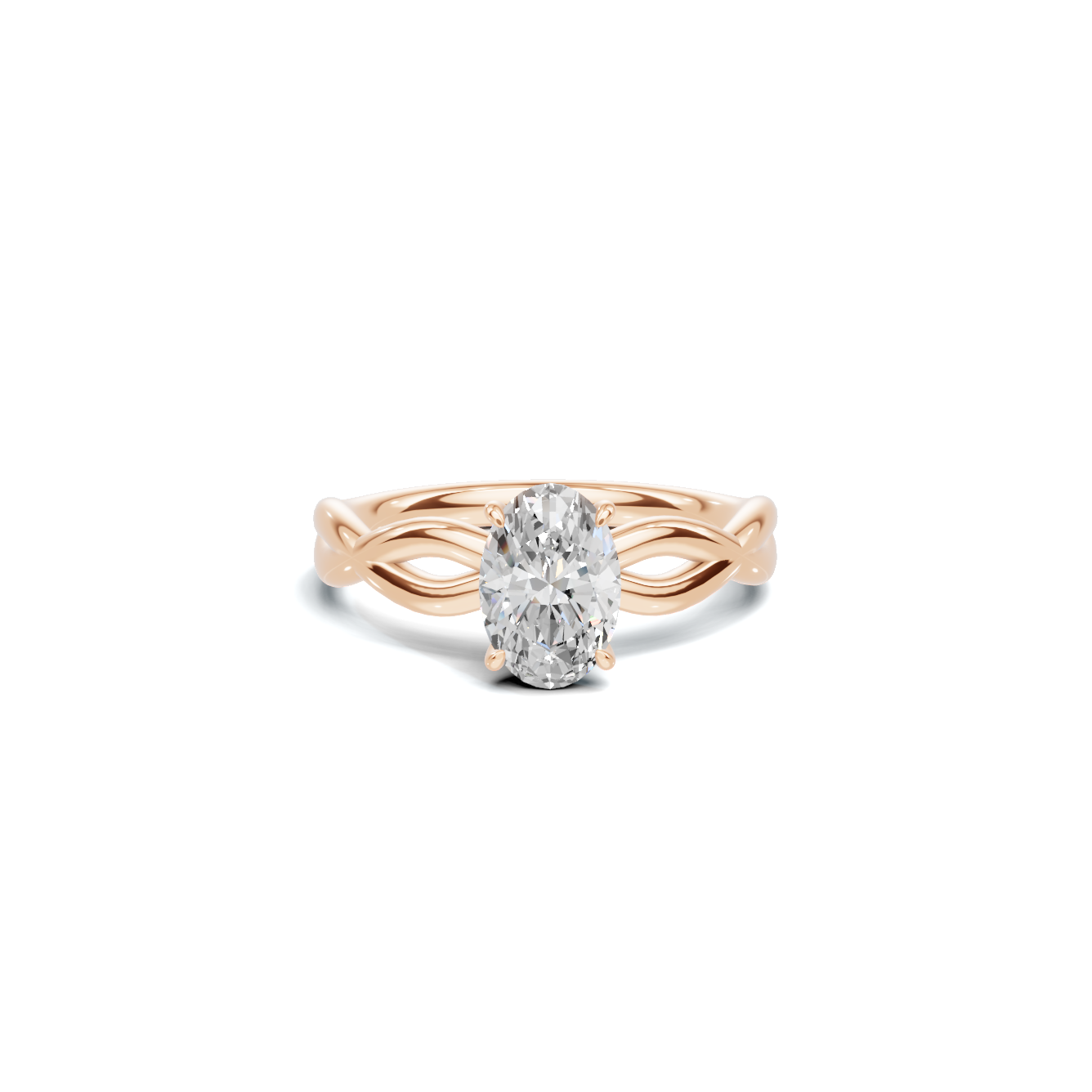 Elegant Infinity Twist Ring