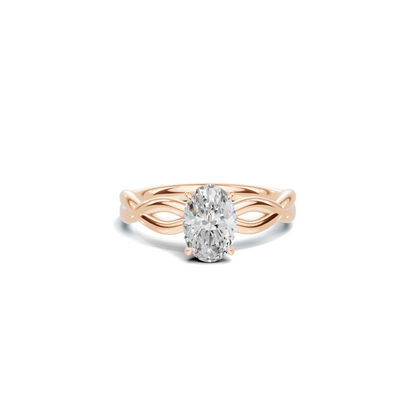 Elegant Infinity Twist Ring
