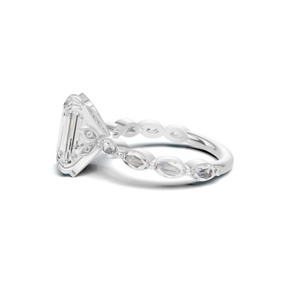Elegant Marquise Accented Ring