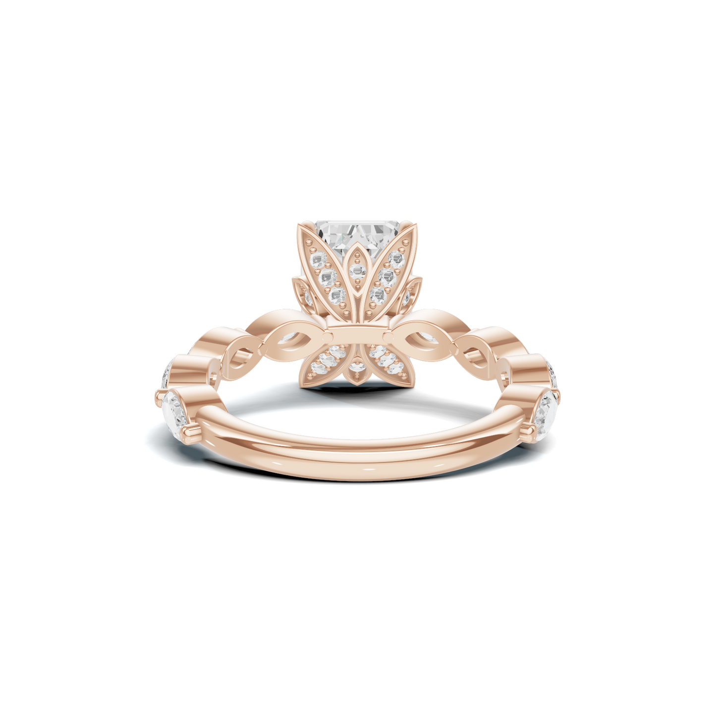 Elegant Marquise Accented Ring