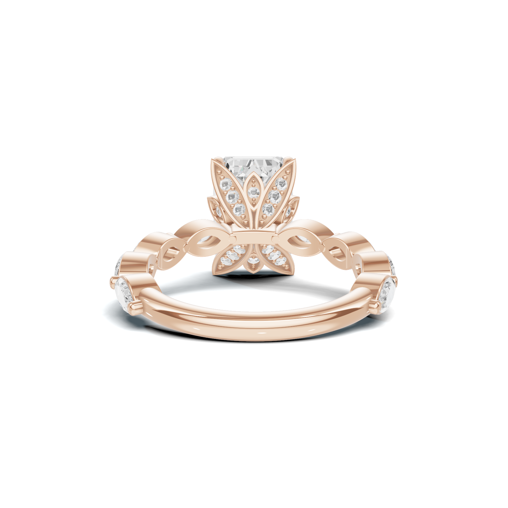 Elegant Marquise Accented Ring