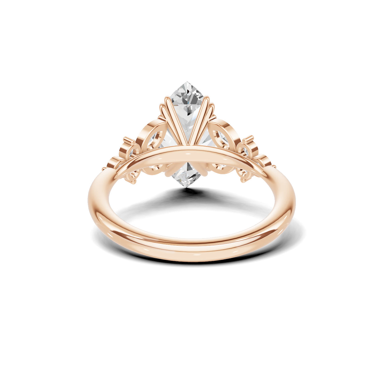 Elegant Marquise Cluster Ring