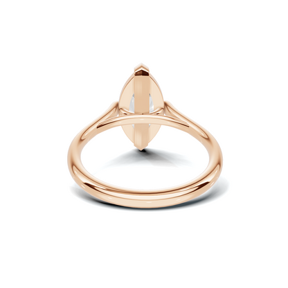 Elegant Marquise Solitaire Ring