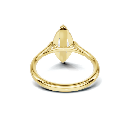 Elegant Marquise Solitaire Ring
