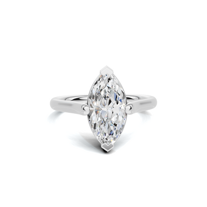 Elegant Marquise Solitaire Ring