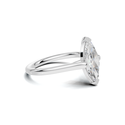 Elegant Marquise Solitaire Ring