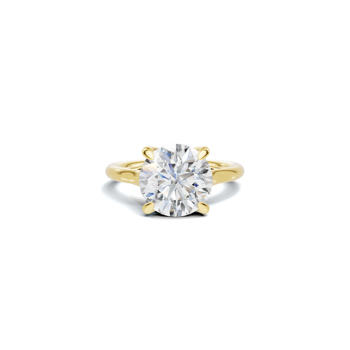 Elegant Minimalist Solitaire Ring