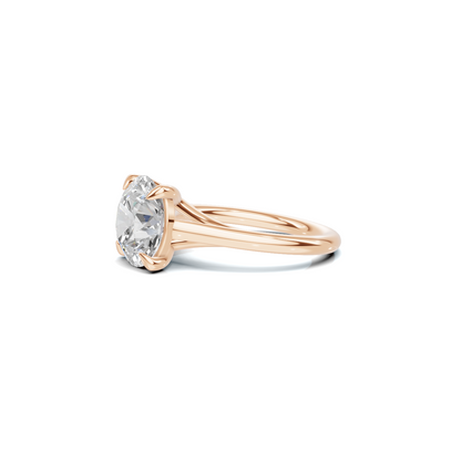 Elegant Minimalist Solitaire Ring