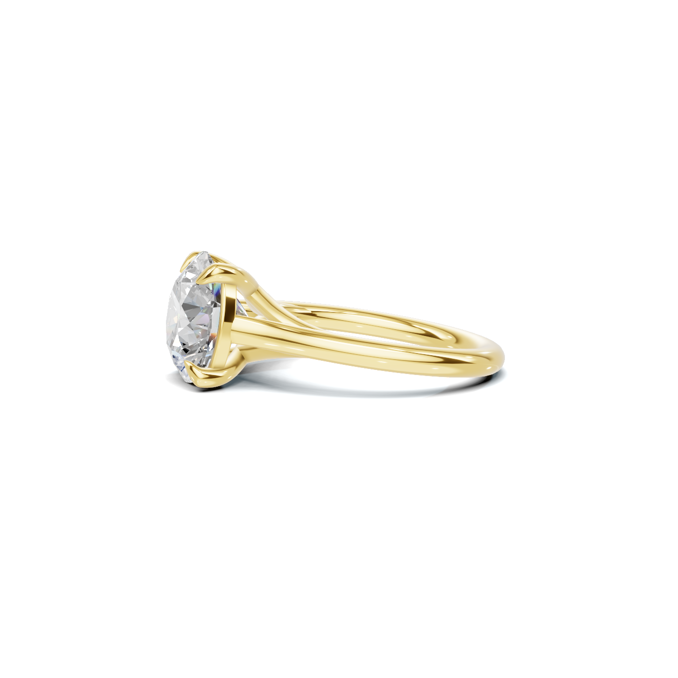 Elegant Minimalist Solitaire Ring