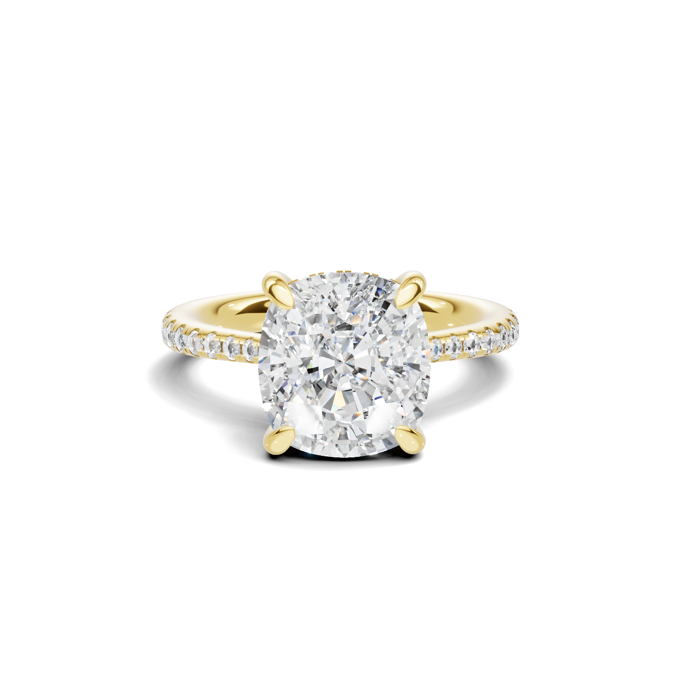 Elegant Pave Accented Ring