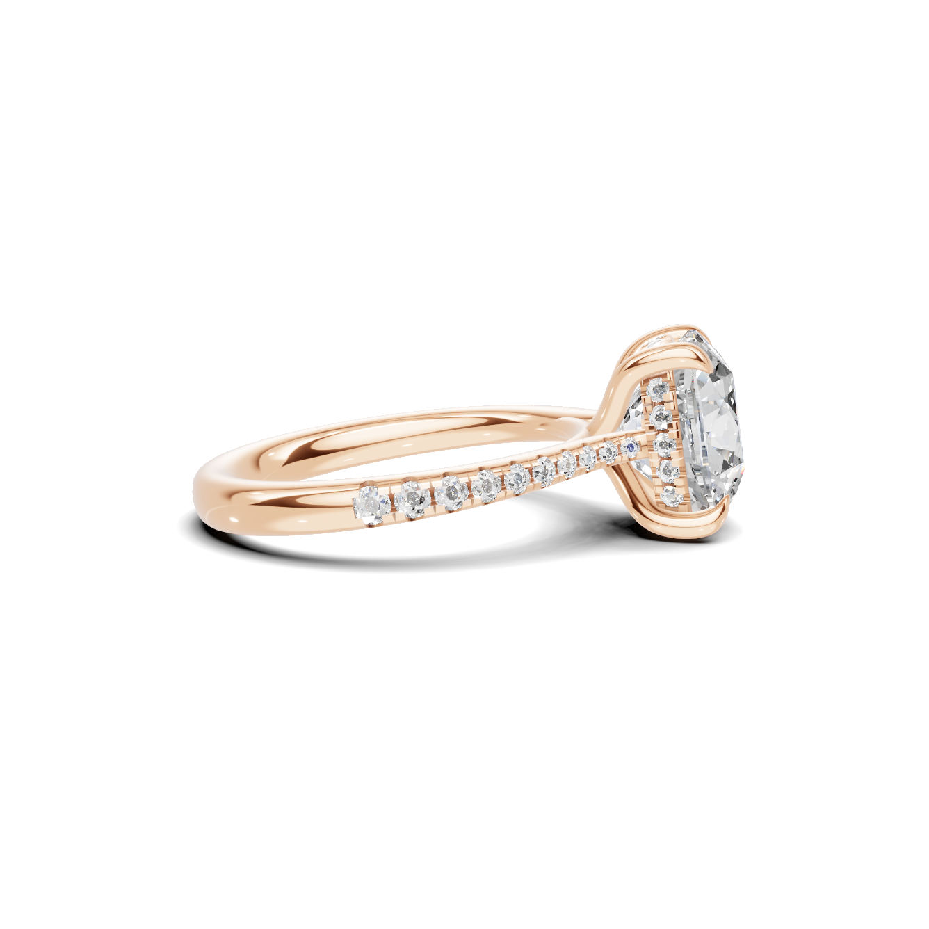 Elegant Pave Accented Ring