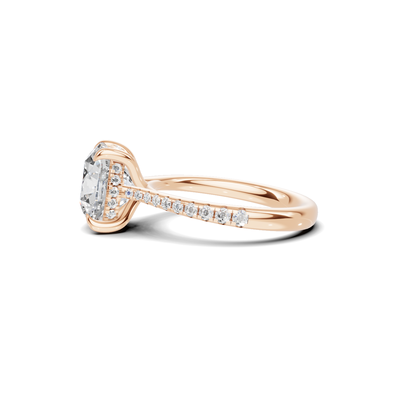 Elegant Pave Accented Ring