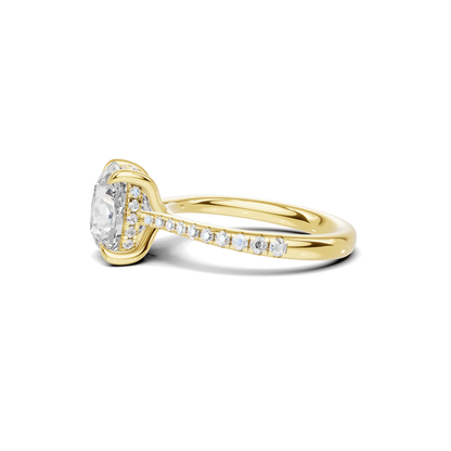 Elegant Pave Accented Ring