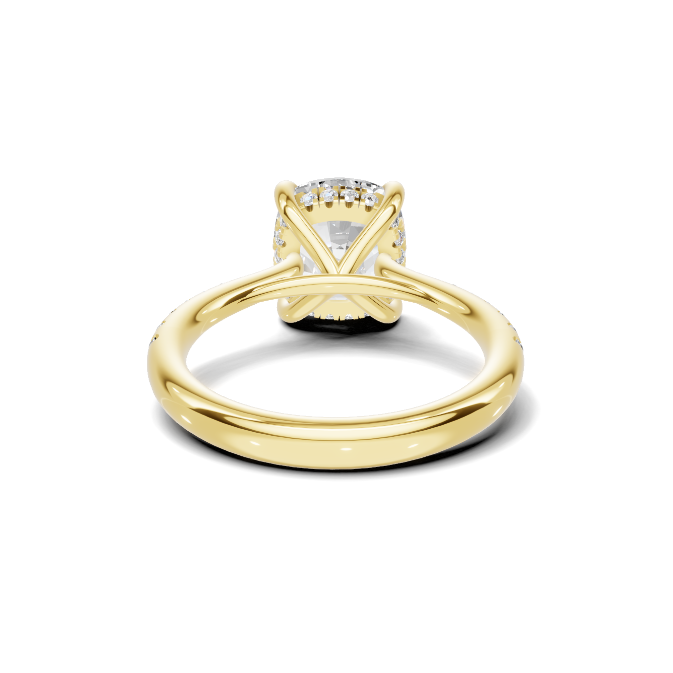 Elegant Pave Accented Ring