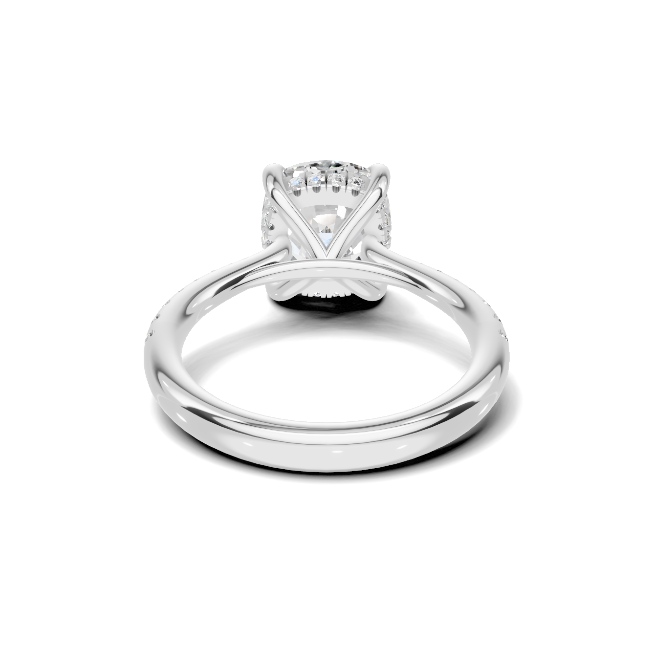 Elegant Pave Accented Ring