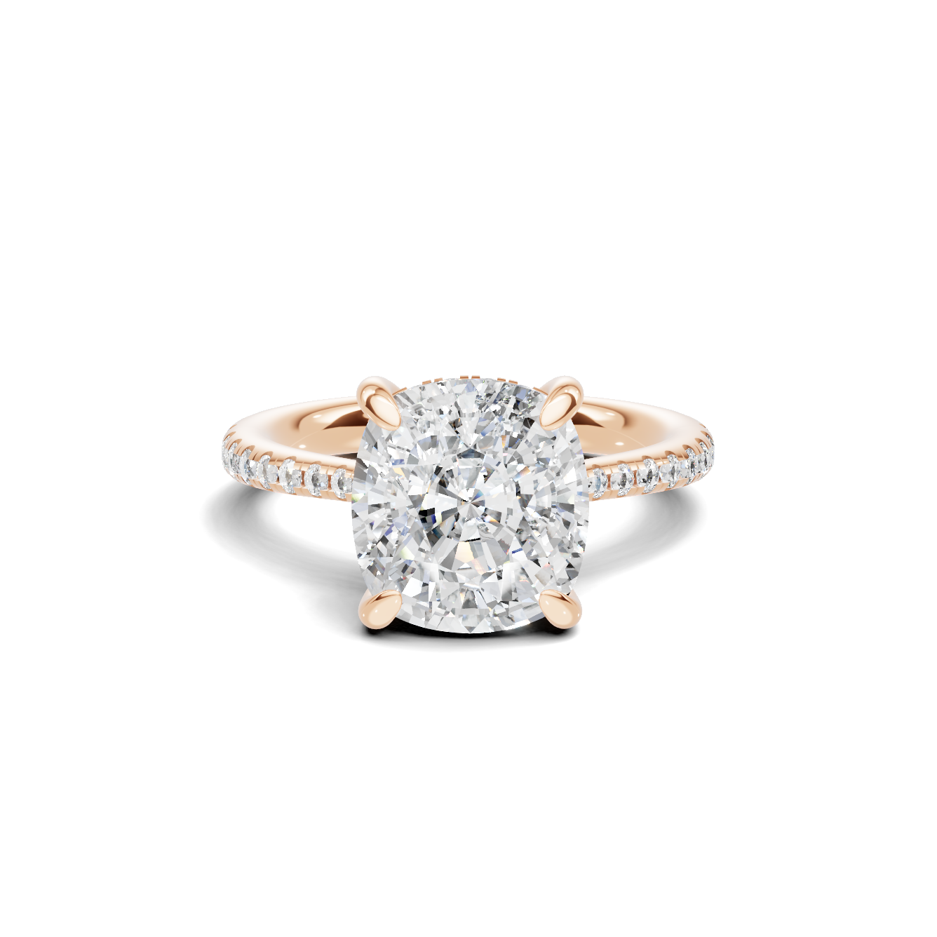 Elegant Pave Accented Ring
