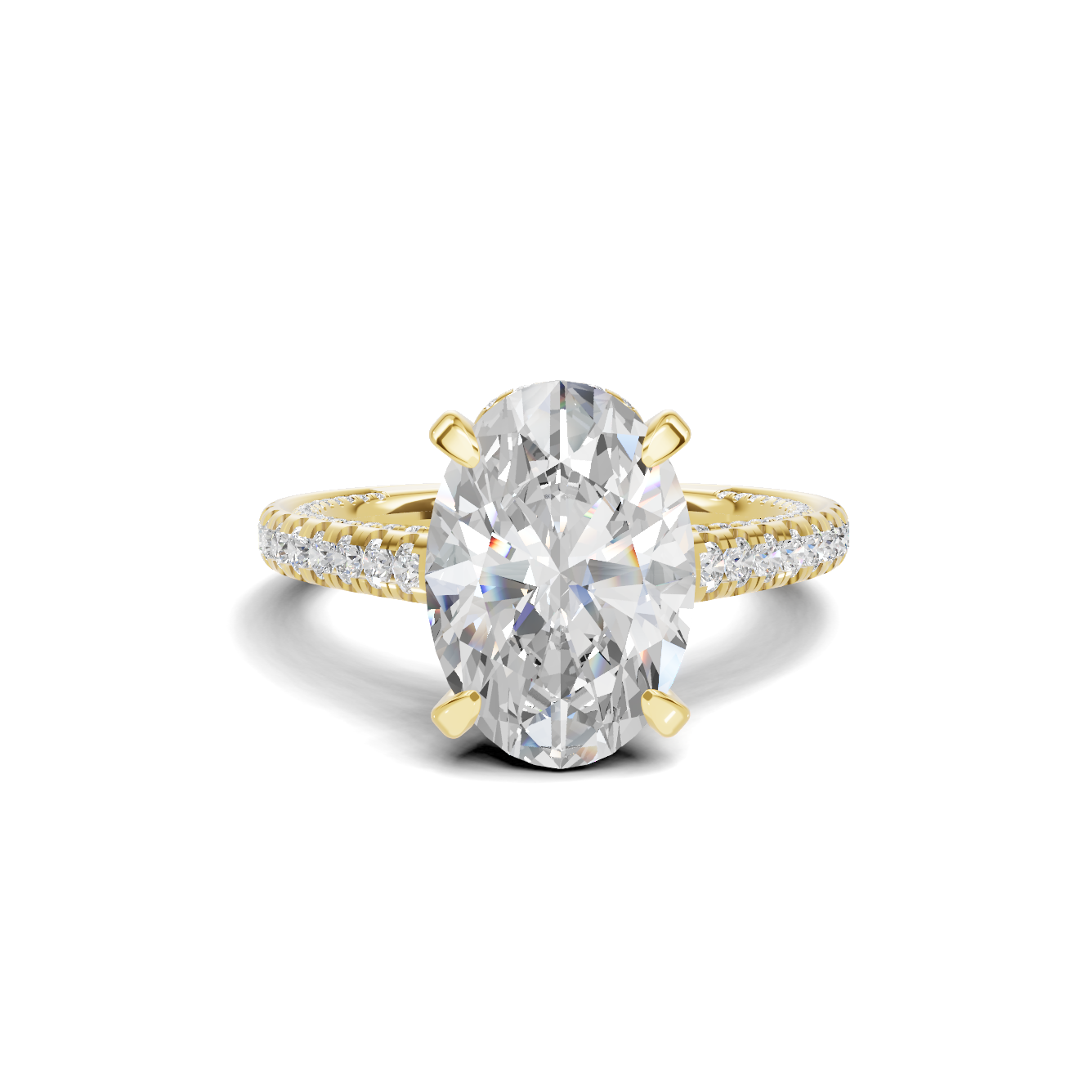 Elegant Pave Eternity Ring