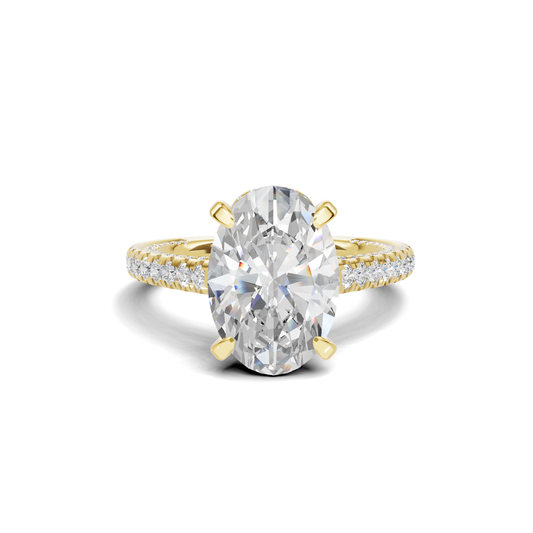 Elegant Pave Eternity Ring