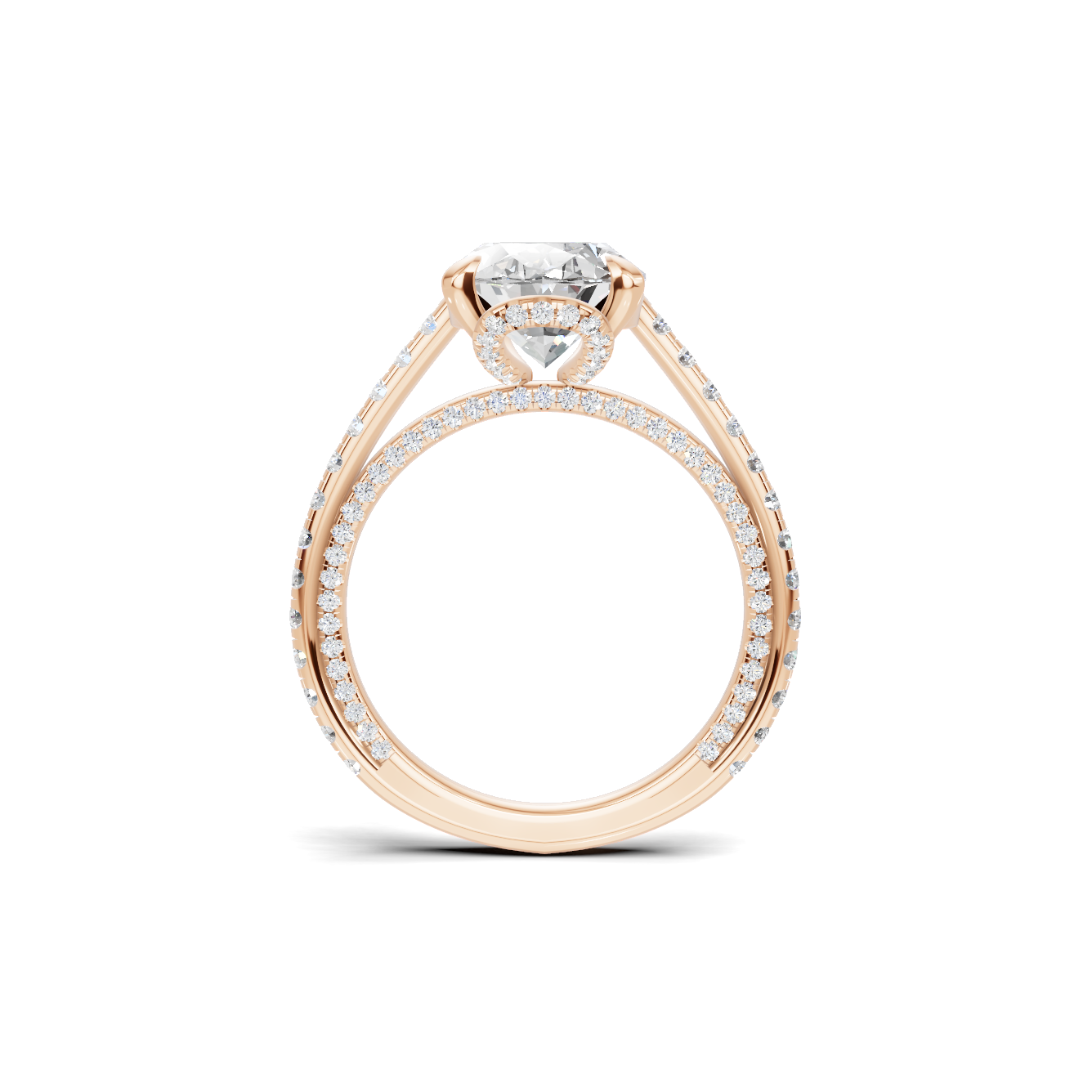 Elegant Pave Eternity Ring