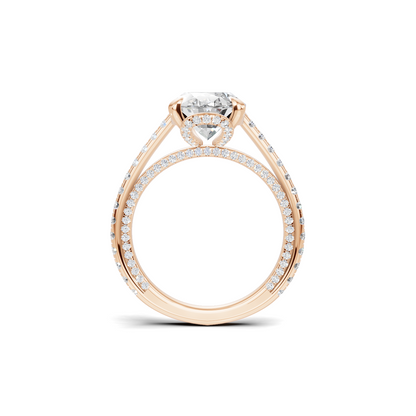 Elegant Pave Eternity Ring