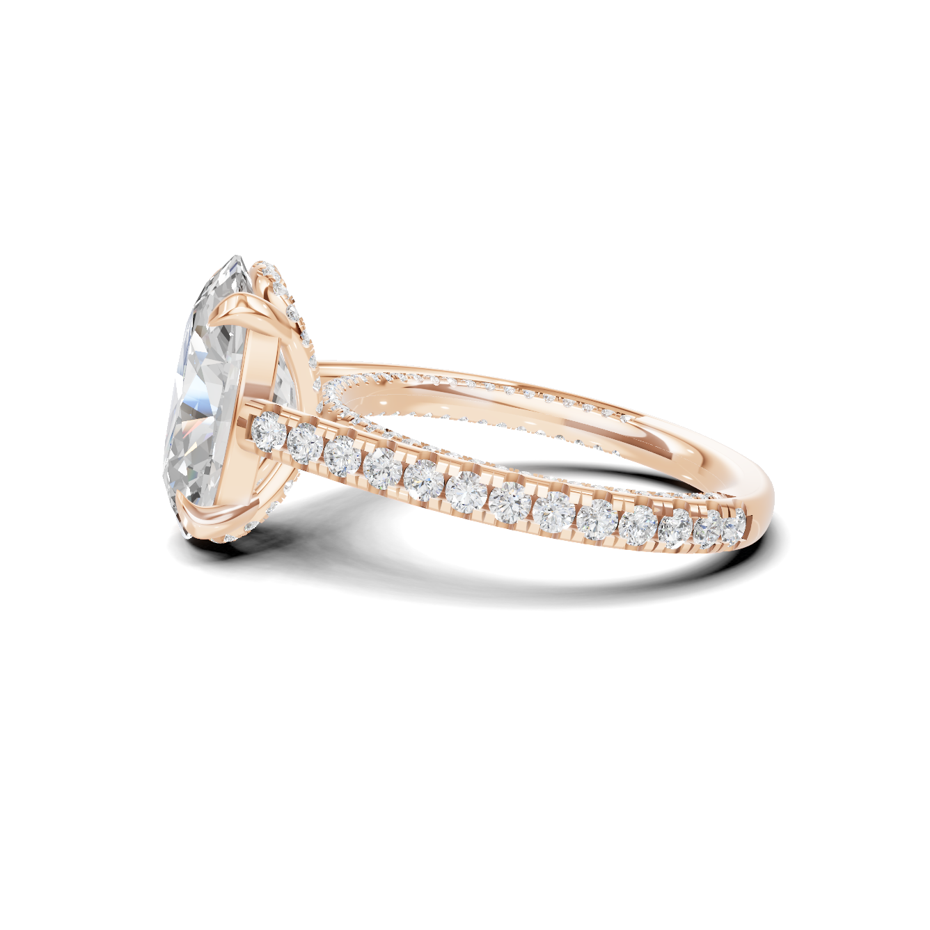 Elegant Pave Eternity Ring