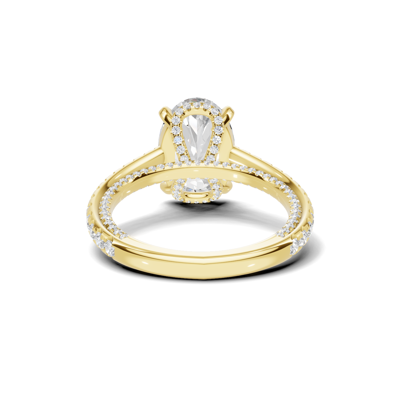Elegant Pave Eternity Ring