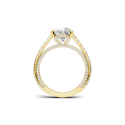 Elegant Pave Eternity Ring