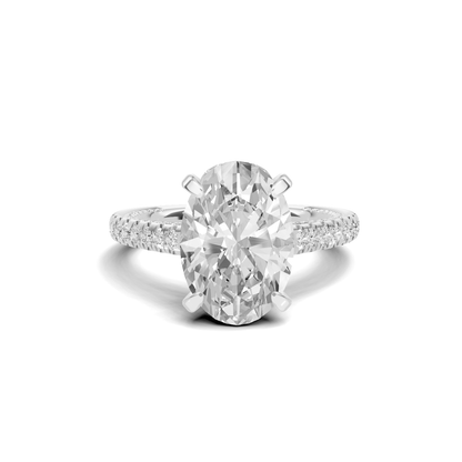 Elegant Pave Eternity Ring