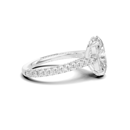Elegant Pave Eternity Ring