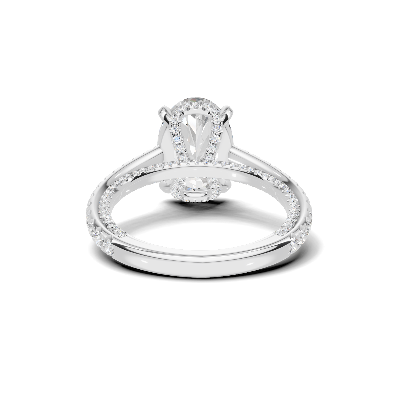 Elegant Pave Eternity Ring