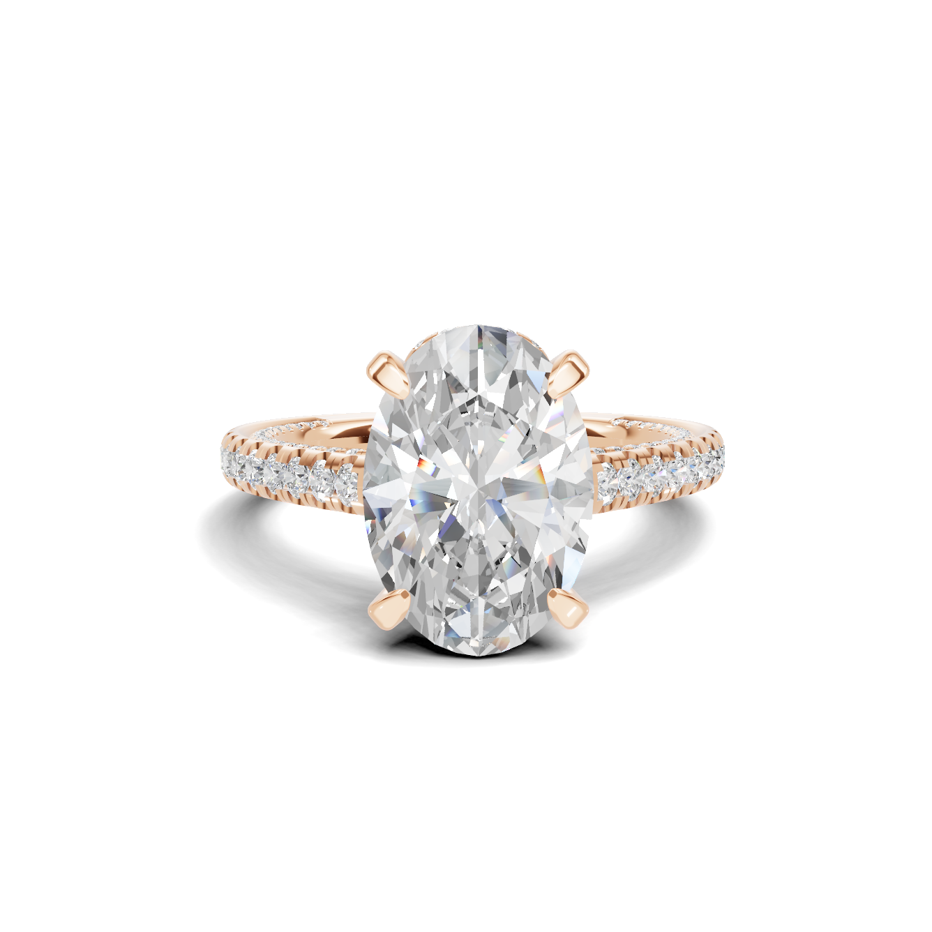 Elegant Pave Eternity Ring
