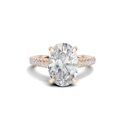 Elegant Pave Eternity Ring