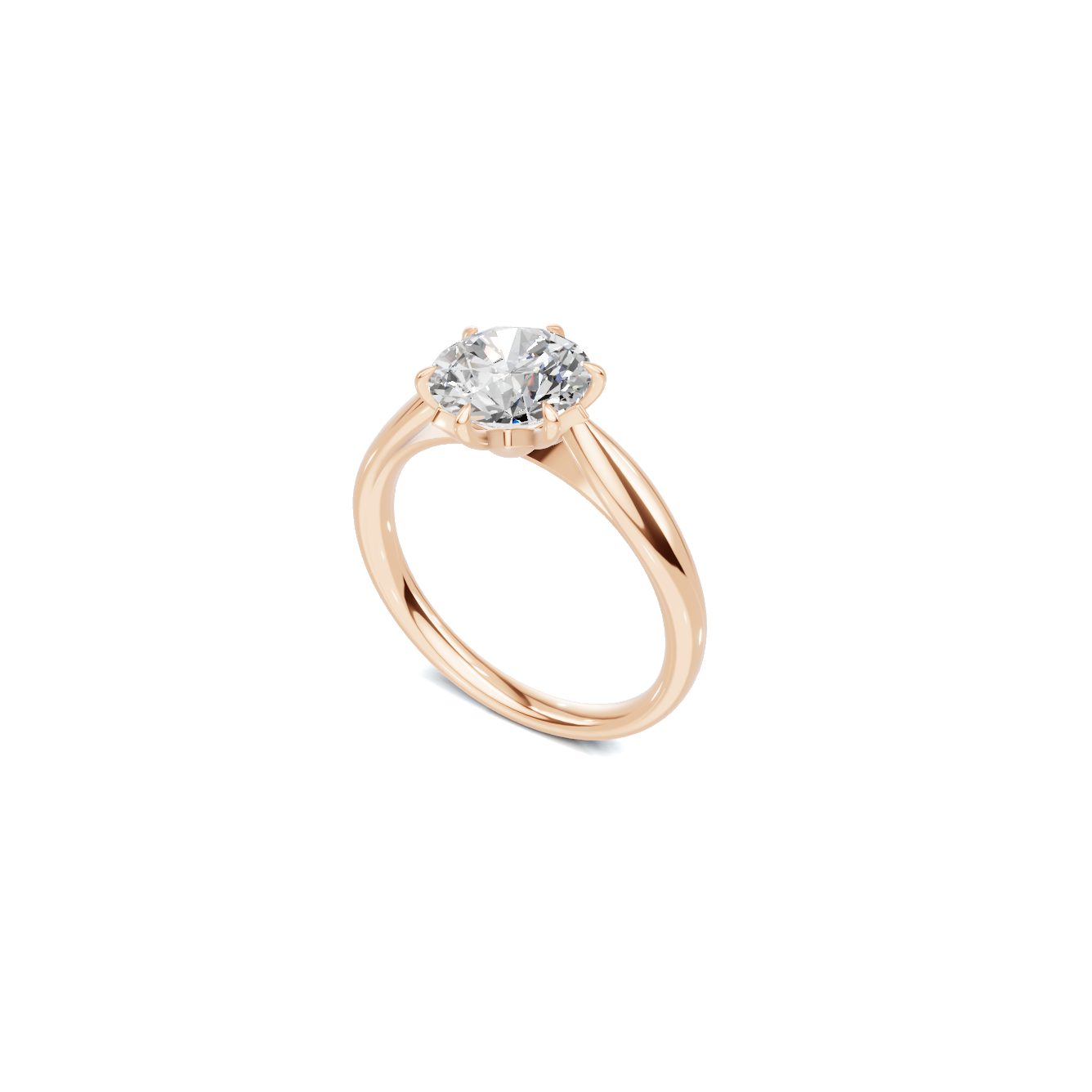 Elegant Six Prong Ring