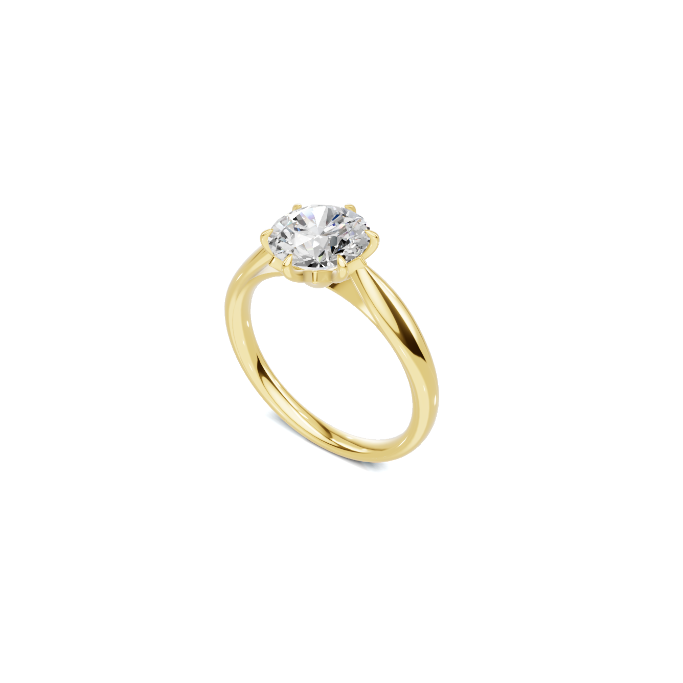 Elegant Six Prong Ring