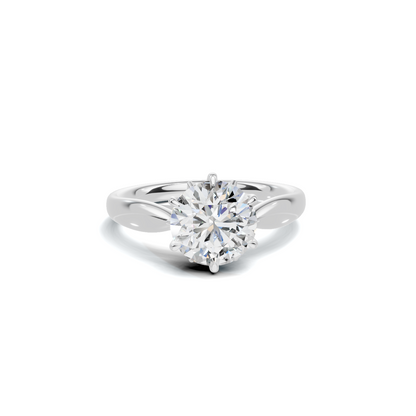 Elegant Six Prong Ring