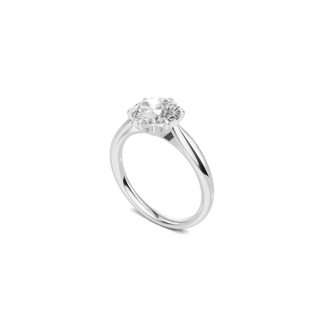 Elegant Six Prong Ring
