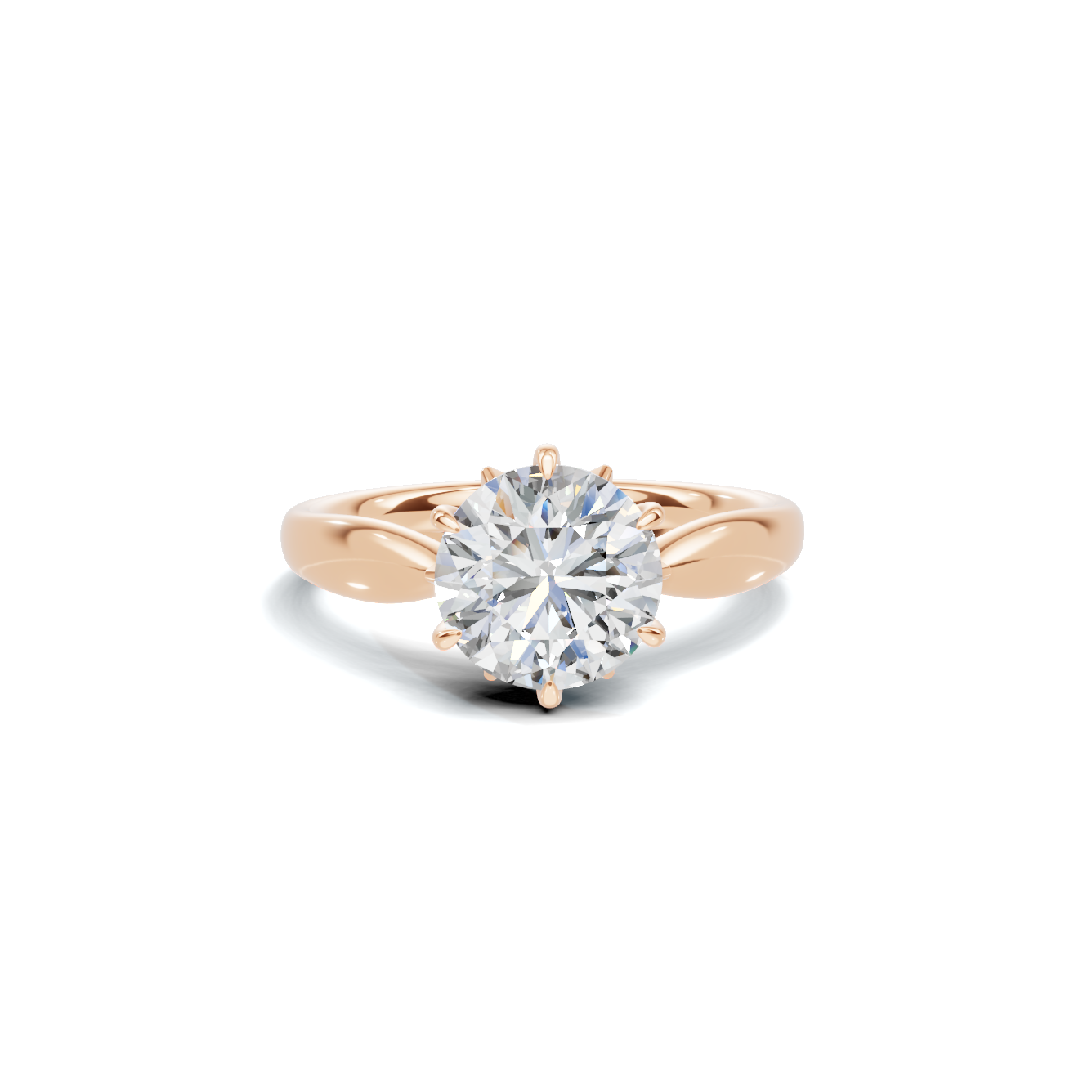 Elegant Six Prong Ring