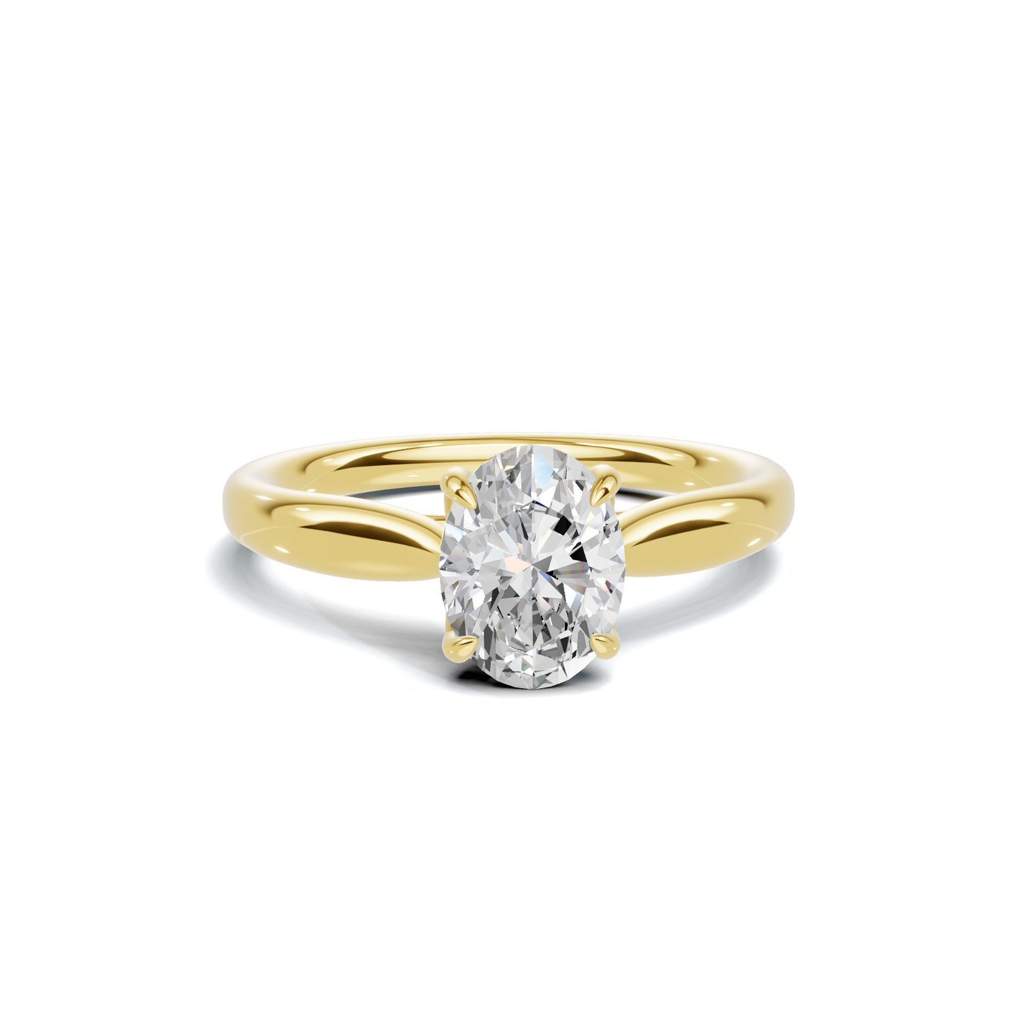 Elegant Solitaire Minimalist Ring