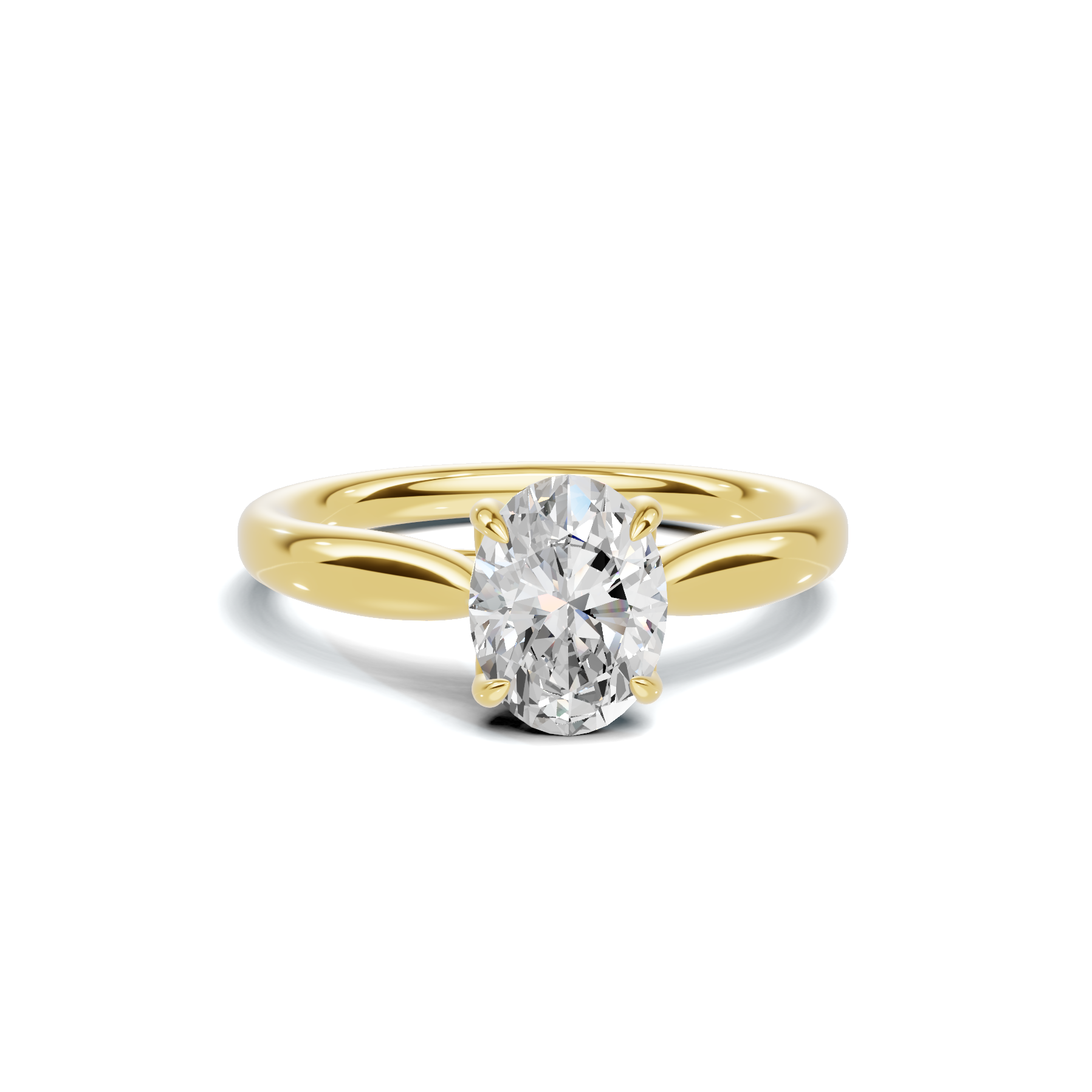 Elegant Solitaire Minimalist Ring