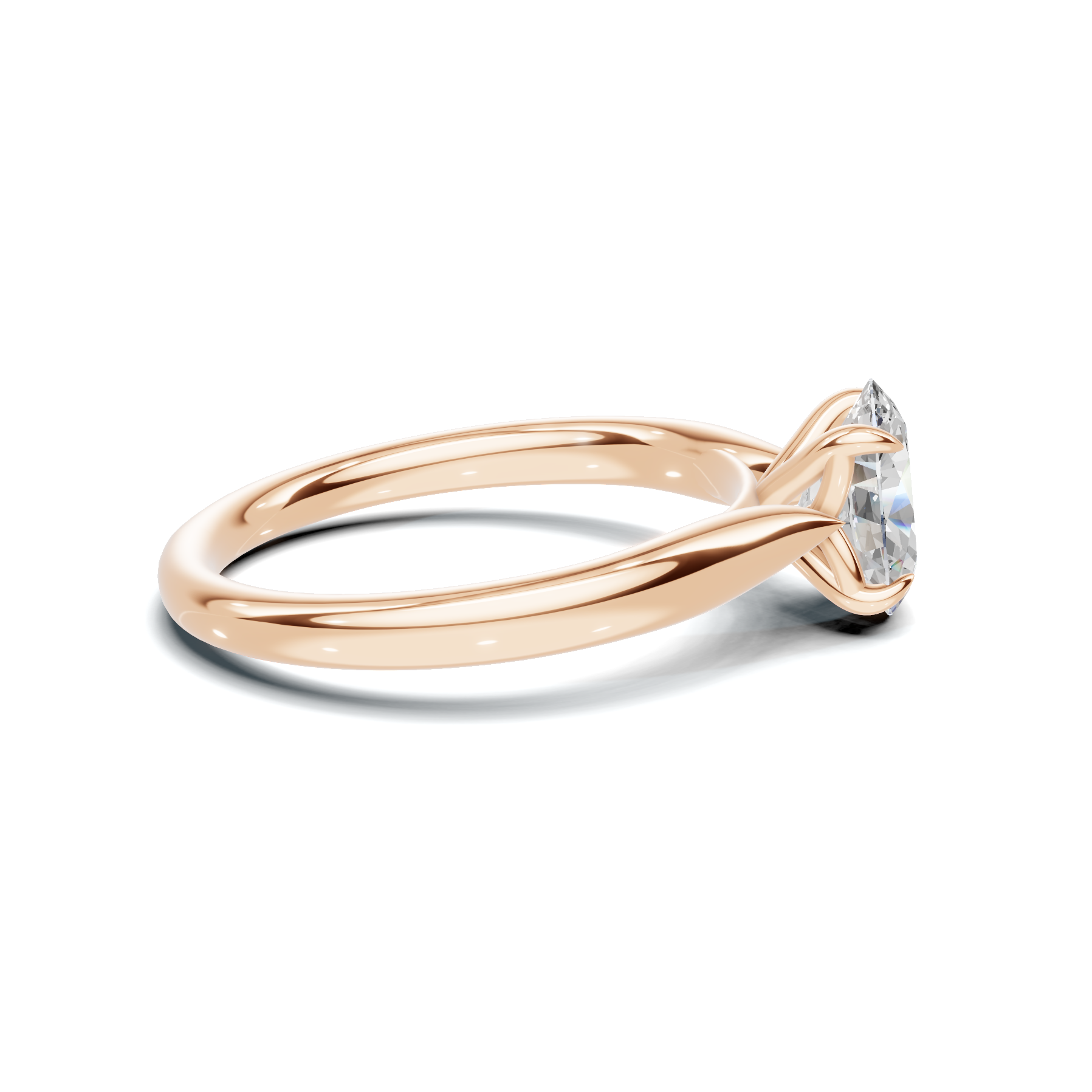 Elegant Solitaire Minimalist Ring