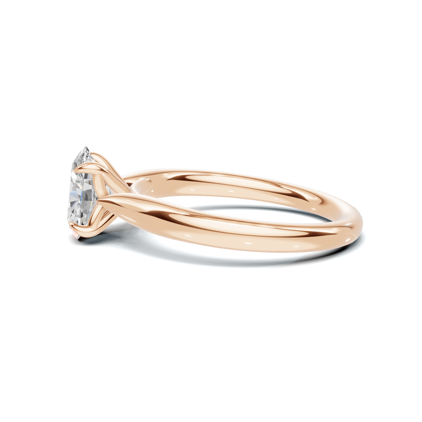 Elegant Solitaire Minimalist Ring