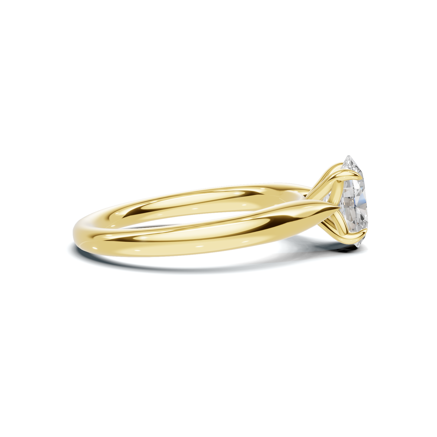 Elegant Solitaire Minimalist Ring