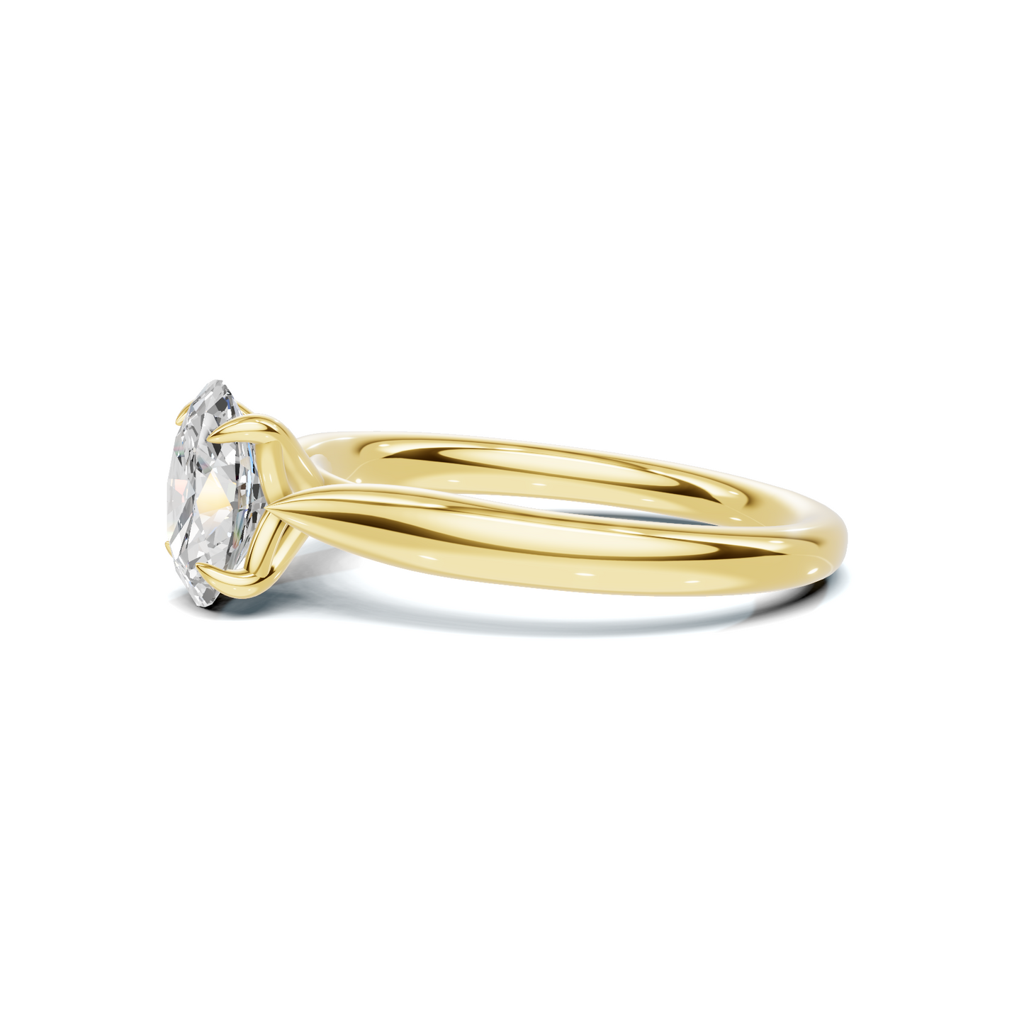 Elegant Solitaire Minimalist Ring