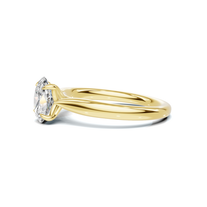 Elegant Solitaire Minimalist Ring