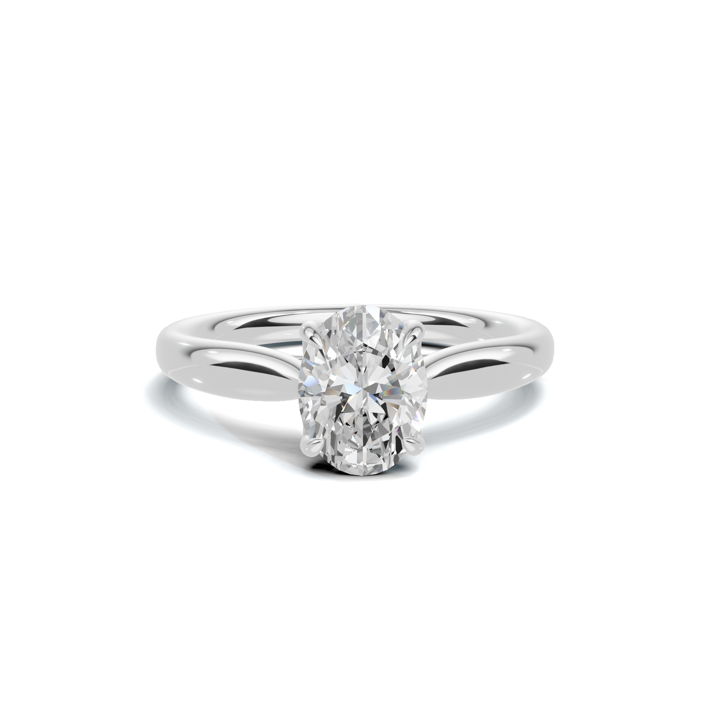 Elegant Solitaire Minimalist Ring