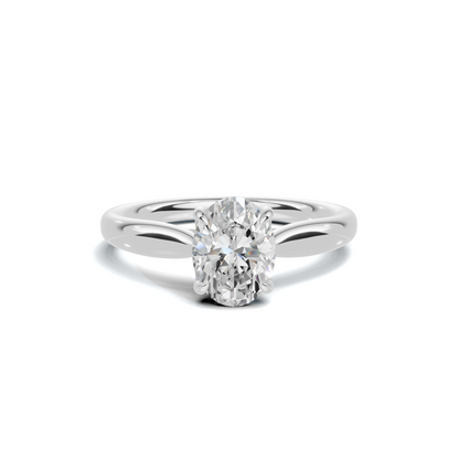 Elegant Solitaire Minimalist Ring