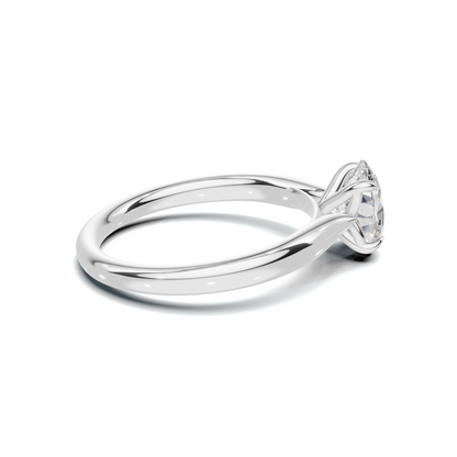 Elegant Solitaire Minimalist Ring